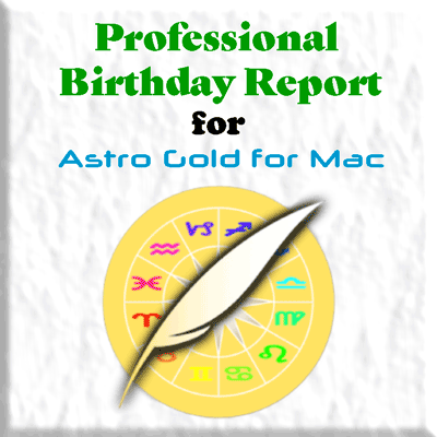 アストロゴールドMac版Professional Birth Report