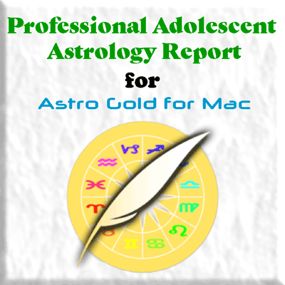 アストロゴールドMac版Professional Adolescent Astrology Report
