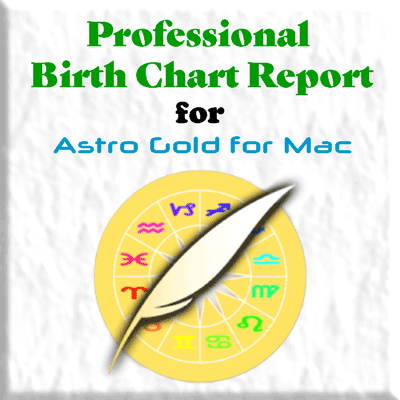 アストロゴールドMac版Professional Birth Chart Report