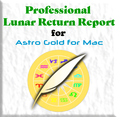 アストロゴールドMac版Professional Lunar Return Report
