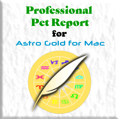 アストロゴールドMac版Professional Pet Report